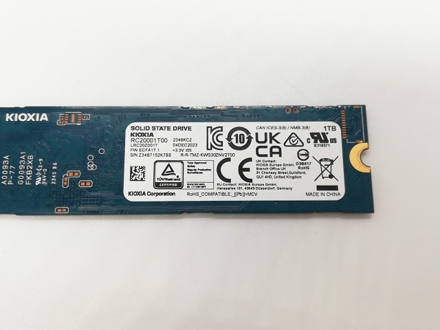 【中古】各社 1TB SSD (M.2 2280/PCIe3.0 NVMe)【福岡天神】保証期間１週間_4