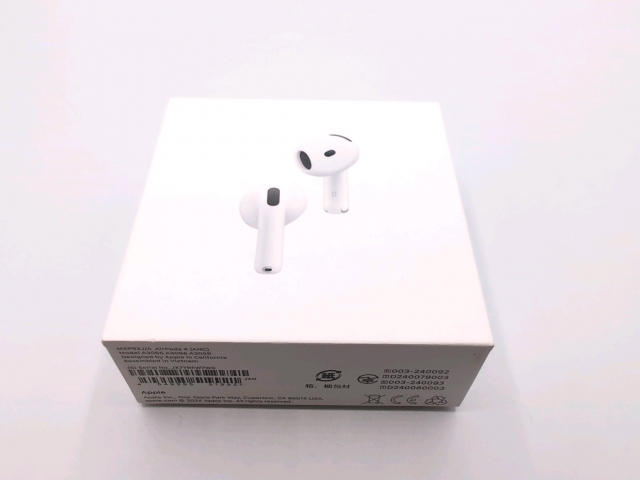 未使用】Apple AirPods 4 アクティブノイズキャンセリング搭載モデル