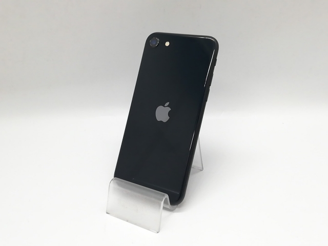 【中古】Apple au 【SIMフリー】 iPhone SE（第3世代） 64GB ミッドナイト MMYC3J/A【福岡天神】保証期間１ヶ月【ランクC】