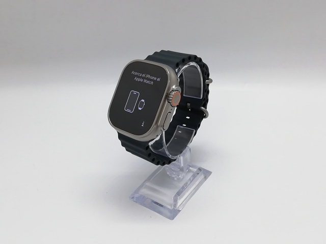 【中古】Apple Apple Watch Ultra 49mm Cellular チタニウムケース/ミッドナイトオーシャンバンド MQFK3J/A【福岡天神】保証期間１ヶ月【ランクA】