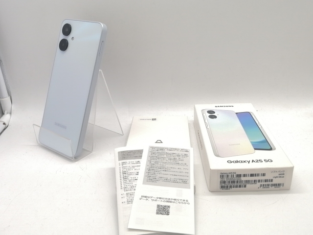 【中古】SAMSUNG SoftBank 【SIMフリー】 Galaxy A25 5G ライトブルー 4GB 64GB SCSBB3【熊本】保証期間１ヶ月【ランクA】_7