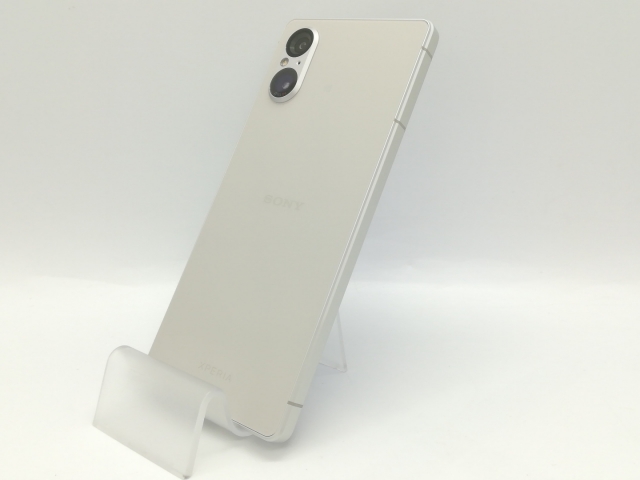 中古】SONY 楽天モバイル 【SIMフリー】 Xperia 5 V プラチナシルバー 