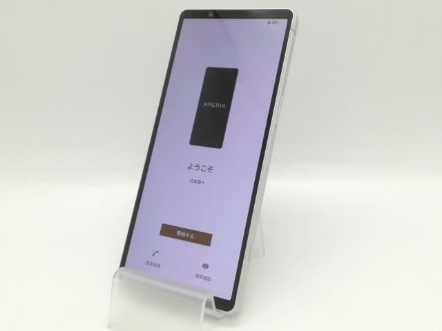 中古】SONY 楽天モバイル 【SIMフリー】 Xperia 5 V プラチナシルバー 
