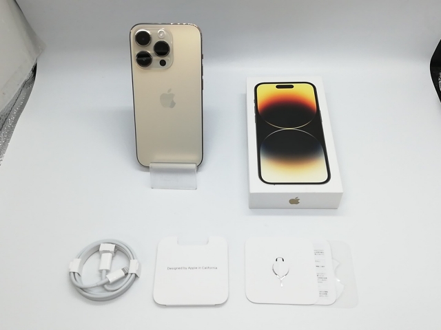 【中古】Apple docomo 【SIMフリー】 iPhone 14 Pro 128GB ゴールド MQ073J/A【熊本】保証期間１ヶ月【ランクA】_7