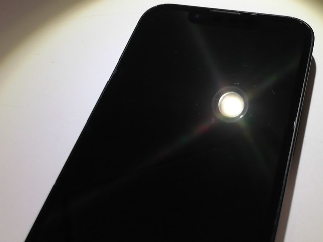 【中古】Apple au 【SIMフリー】 iPhone 13 mini 256GB ミッドナイト MLJJ3J/A【福岡天神】保証期間１ヶ月【ランクB】