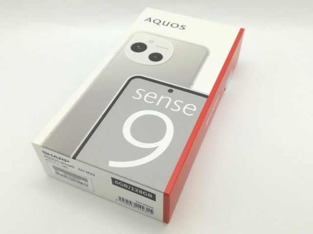 未使用】SHARP 国内版 【SIMフリー】 AQUOS sense9 ホワイト 6GB 128GB