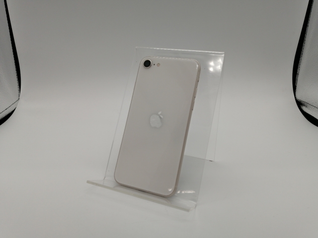 【中古】Apple docomo 【SIMフリー】 iPhone SE（第3世代） 64GB スターライト MMYD3J/A【大阪本店】保証期間１ヶ月【ランクB】