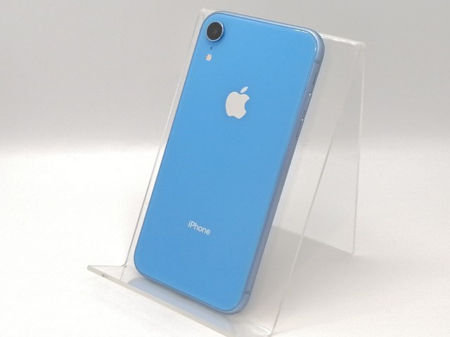 【中古】Apple docomo 【SIMロック解除済み】 iPhone XR 64GB ブルー MT0E2J/A【大宮東口】保証期間１ヶ月【ランクB】