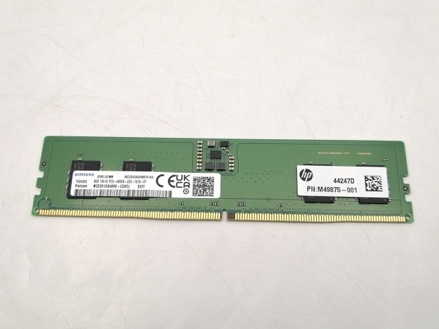【中古】DDR5 8GB DDR5-4800(PC5-38400)【デスクトップPC用】【ECセンター】保証期間１週間_1