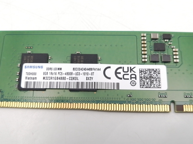 【中古】DDR5 8GB DDR5-4800(PC5-38400)【デスクトップPC用】【ECセンター】保証期間１週間_2