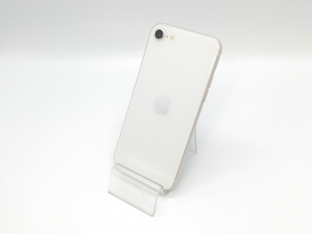 新品同様　iphoneSE3 第三世代　64GB Starlight（白色） SIMロックなし　NO2 新品iPhone SE 第三世代 64GB スターライト(ホワイト) simフリー softbank