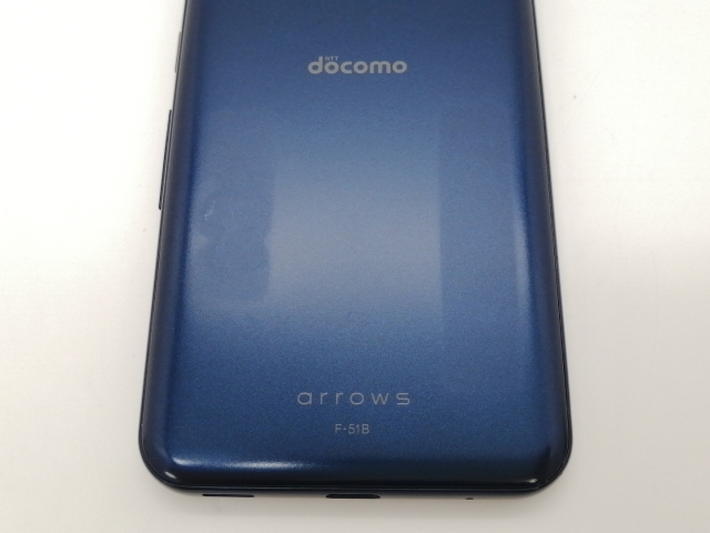 【中古】Fujitsu docomo 【SIMフリー】 arrows We ネイビー 4GB 64GB F-51B【三宮センター】保証期間１ヶ月【ランクC】_9
