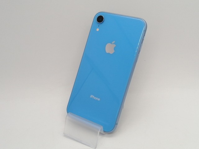 【中古】Apple docomo 【SIMロック解除済み】 iPhone XR 64GB ブルー MT0E2J/A【中野】保証期間１ヶ月【ランクB】