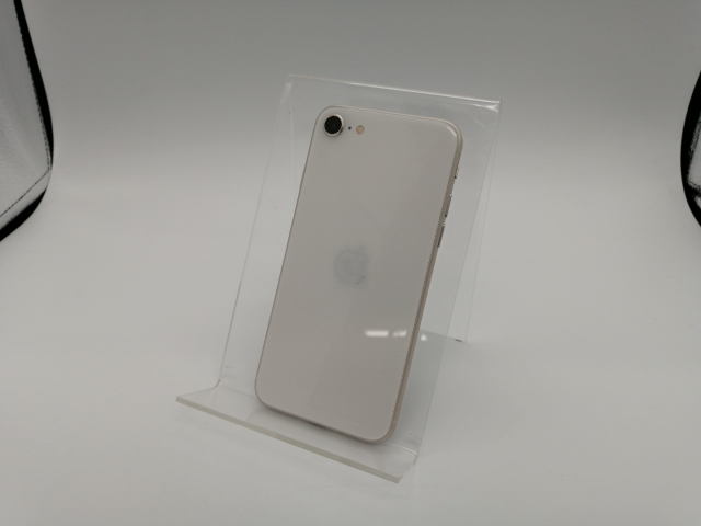 【中古】Apple docomo 【SIMフリー】 iPhone SE（第3世代） 64GB スターライト MMYD3J/A【大阪本店】保証期間１ヶ月【ランクB】