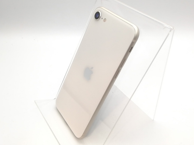 中古)Apple iPhone SE 第3世代 64GB スターライト MMYD3J/A SIMフリー