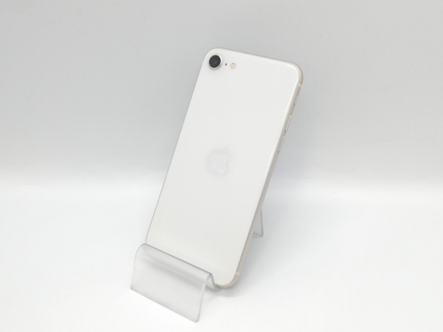 【中古】Apple SoftBank 【SIMフリー】 iPhone SE（第3世代） 128GB スターライト MMYG3J/A【川崎駅前】保証期間１ヶ月【ランクB】