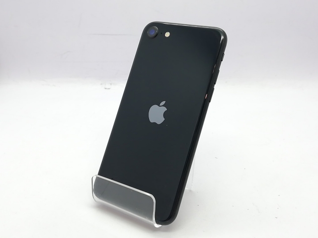 【中古】Apple au 【SIMフリー】 iPhone SE（第3世代） 64GB ミッドナイト MMYC3J/A【立川フロム中武】保証期間１ヶ月【ランクC】