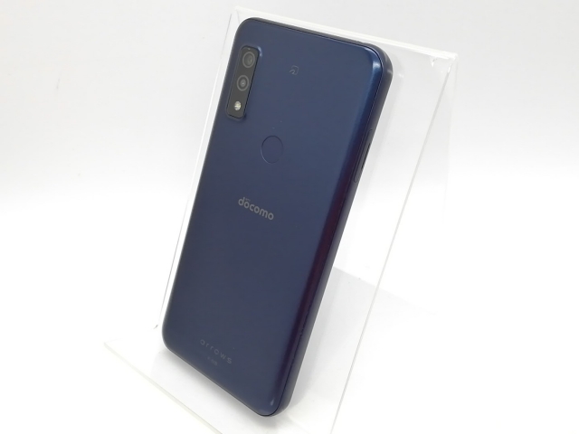 【中古】Fujitsu docomo 【SIMフリー】 arrows We ネイビー 4GB 64GB F-51B【高崎モントレー】保証期間１ヶ月【ランクC】