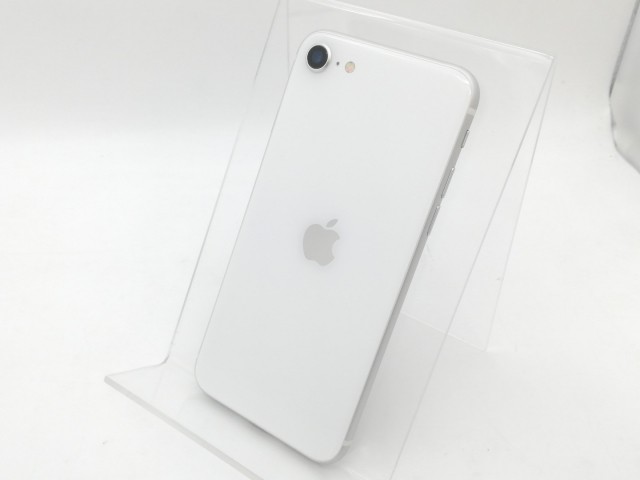 【中古】Apple au 【SIMロック解除済み】 iPhone SE（第2世代） 64GB ホワイト MHGQ3J/A（後期型番）【中野】保証期間１ヶ月【ランクC】