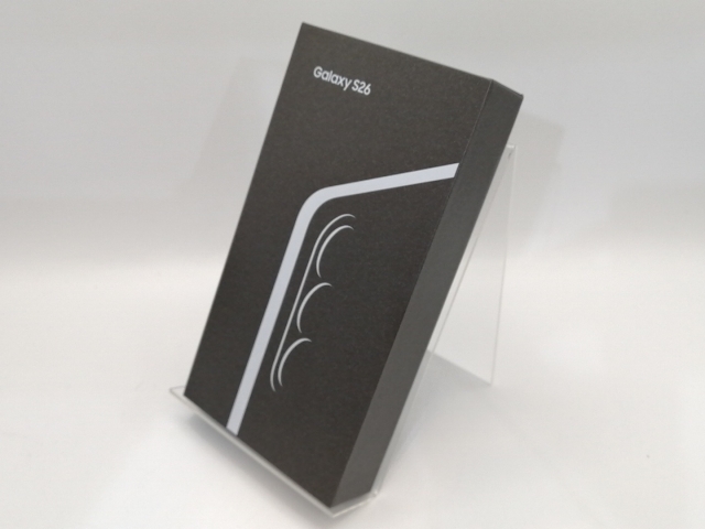 【未使用】SAMSUNG 国内版 【SIMフリー】 Galaxy S26 ブラック 12GB 256GB【高崎モントレー】保証期間３ヶ月