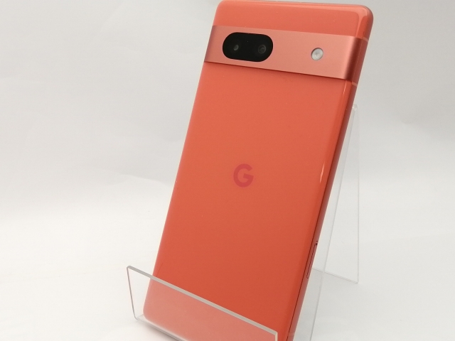 中古】Google 国内版 【SIMフリー】 Pixel 7a コーラル 8GB 128GB