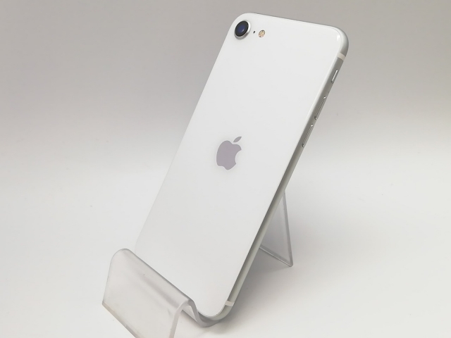 【中古】Apple au 【SIMロック解除済み】 iPhone SE（第2世代） 64GB ホワイト MHGQ3J/A（後期型番）【府中ル・シーニュ】保証期間１ヶ月【ランクB】