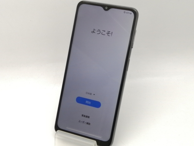【中古】SAMSUNG au 【SIMロック解除済み】 Galaxy A32 5G オーサムブラック 4GB 64GB SCG08【大須2】保証期間１ヶ月【ランクC】_1