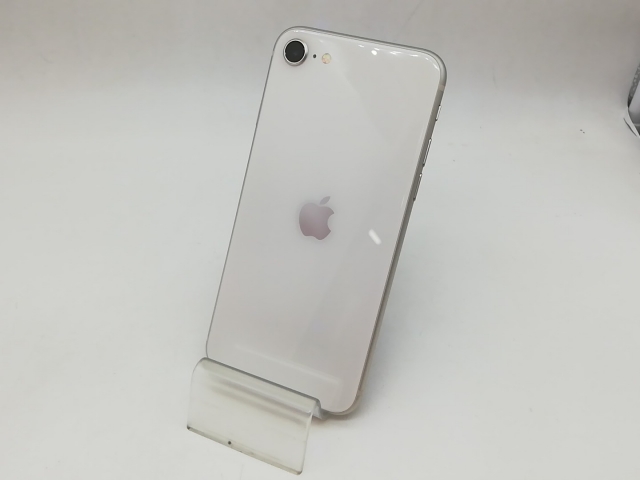 【中古】Apple au 【SIMフリー】 iPhone SE（第3世代） 64GB スターライト MMYD3J/A【秋葉本店】保証期間１ヶ月【ランクB】