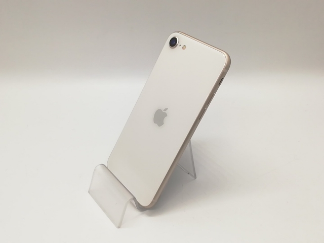 【中古】Apple SoftBank 【SIMフリー】 iPhone SE（第3世代） 64GB スターライト MMYD3J/A【福岡天神】保証期間１ヶ月【ランクB】