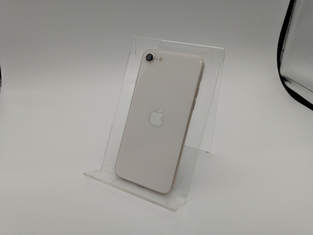 【中古】Apple docomo 【SIMフリー】 iPhone SE（第3世代） 64GB スターライト MMYD3J/A【大阪本店】保証期間１ヶ月【ランクB】