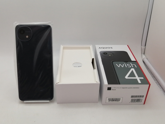 AQUOS wish4 ブラック SoftBank 3台セット 未使用】SHARP SoftBank 【SIMフリー】 AQUOS wish4 ブラック 4GB 64GB