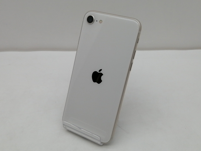 【中古】Apple au 【SIMフリー】 iPhone SE（第3世代） 64GB スターライト MMYD3J/A【仙台イービーンズ】保証期間１ヶ月【ランクB】