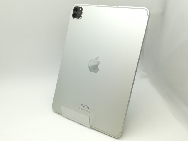 【中古】Apple au 【SIMフリー】 iPad Pro 11インチ（第4世代） Cellular 128GB シルバー MNYD3J/A【柏】保証期間１ヶ月【ランクA】