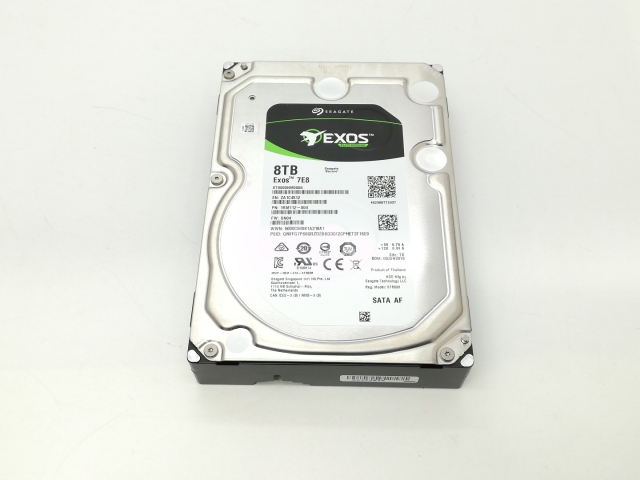 【中古】Seagate ST8000NM000A 8TB/7200rpm/256MB/6Gbps【静岡】保証期間１週間の通販は