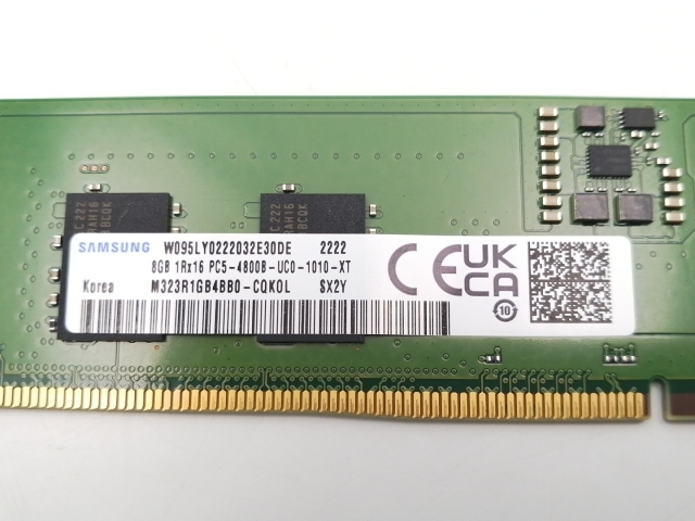 【中古】DDR5 8GB DDR5-4800(PC5-38400)【デスクトップPC用】【ECセンター】保証期間１週間_2