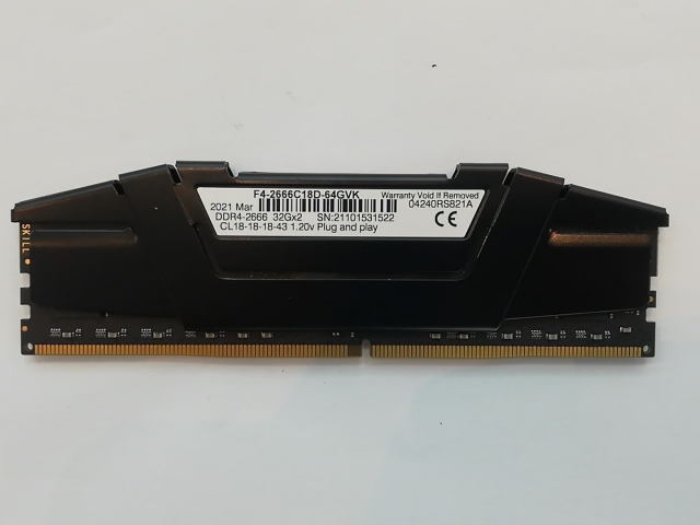【中古】DDR4 32GB PC4-21300(DDR4-2666)【デスクトップPC用】【秋葉3号】保証期間１週間