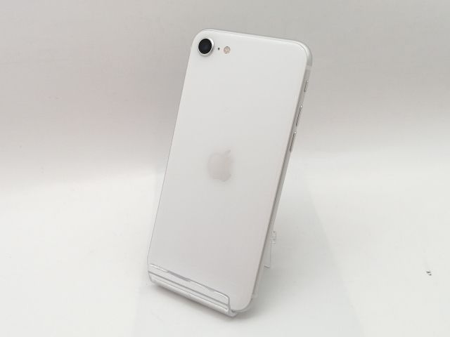 【中古】Apple au 【SIMロック解除済み】 iPhone SE（第2世代） 64GB ホワイト MHGQ3J/A（後期型番）【津田沼】保証期間１ヶ月【ランクB】