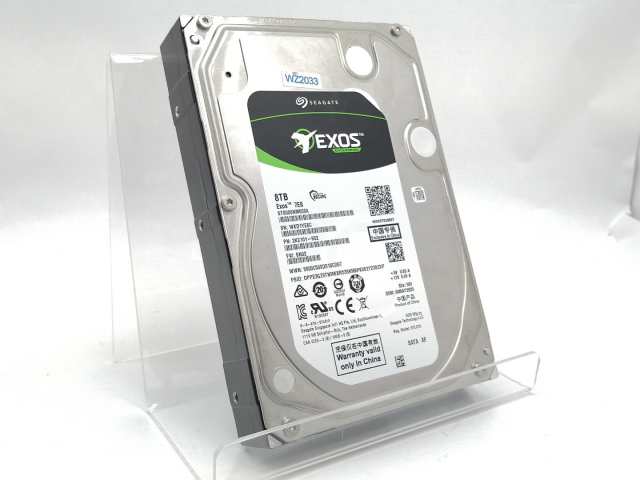 【中古】Seagate ST8000NM000A 8TB/7200rpm/256MB/6Gbps【新宿】保証期間１週間の通販は