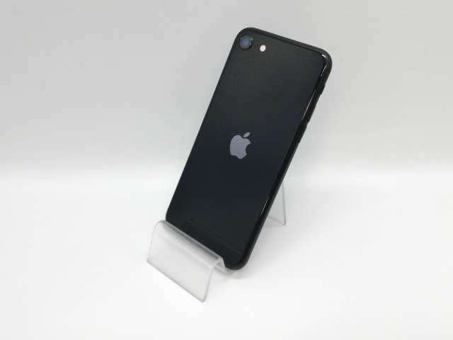 【中古】Apple SoftBank 【SIMフリー】 iPhone SE（第3世代） 128GB ミッドナイト MMYF3J/A【川崎駅前】保証期間１ヶ月【ランクB】