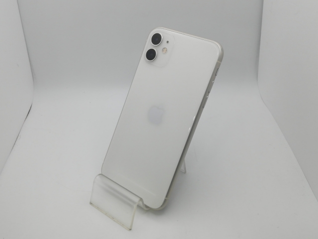 【中古】Apple docomo 【SIMロック解除済み】 iPhone 11 64GB ホワイト MHDC3J/A（後期型番）【新橋烏森通り】保証期間１ヶ月【ランクB】