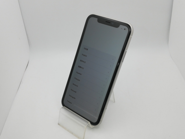【中古】Apple docomo 【SIMロック解除済み】 iPhone 11 64GB ホワイト MHDC3J/A（後期型番）【新橋烏森通り】保証期間１ヶ月【ランクB】_1