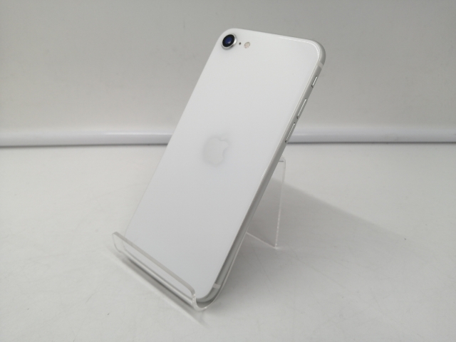 【中古】Apple au 【SIMロック解除済み】 iPhone SE（第2世代） 64GB ホワイト MHGQ3J/A（後期型番）【札幌】保証期間１ヶ月【ランクC】