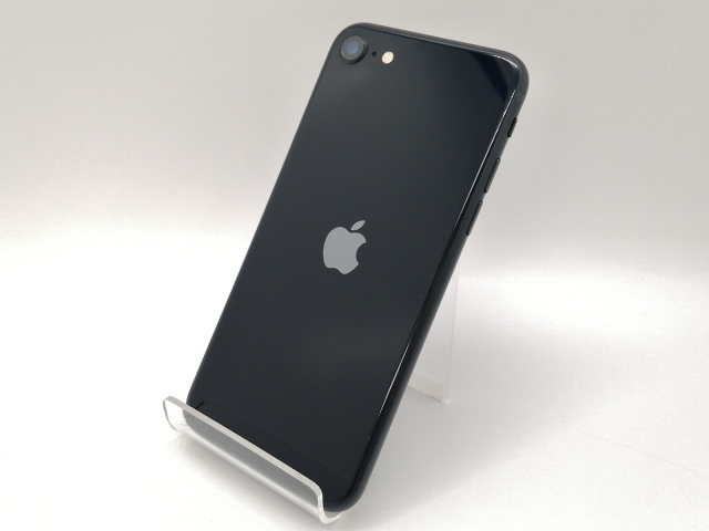 【中古】Apple au 【SIMフリー】 iPhone SE（第3世代） 128GB ミッドナイト MMYF3J/A【三宮センター】保証期間１ヶ月【ランクB】