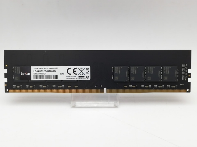 【中古】DDR4 32GB PC4-21300(DDR4-2666)【デスクトップPC用】【秋葉2号】保証期間１週間