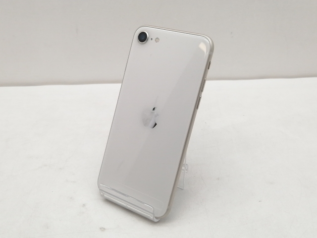 【中古】Apple au 【SIMフリー】 iPhone SE（第3世代） 64GB スターライト MMYD3J/A【仙台イービーンズ】保証期間１ヶ月【ランクA】