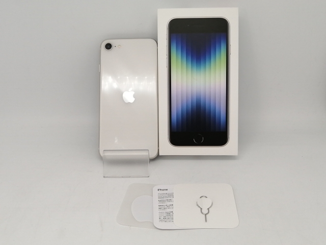 【中古】Apple au 【SIMフリー】 iPhone SE（第3世代） 64GB スターライト MMYD3J/A【川越クレアモール】保証期間１ヶ月【ランクA】_7