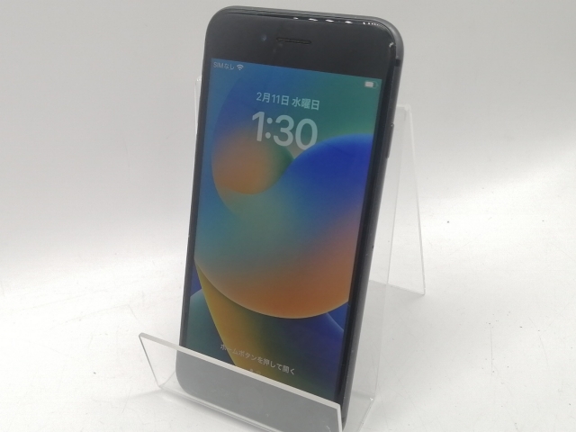 【中古】Apple au 【SIMロック解除済み】 iPhone 8 64GB スペースグレイ MQ782J/A【熊本】保証期間１ヶ月【ランクB】_1