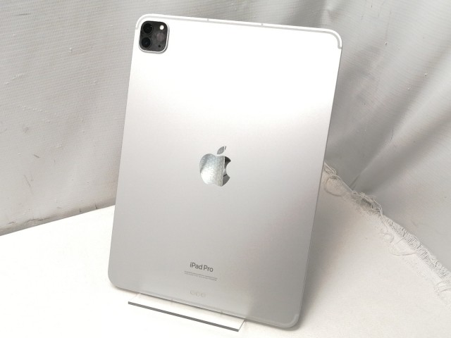 【中古】Apple au 【SIMフリー】 iPad Pro 11インチ（第4世代） Cellular 128GB シルバー MNYD3J/A【仙台駅東口】保証期間１ヶ月【ランク