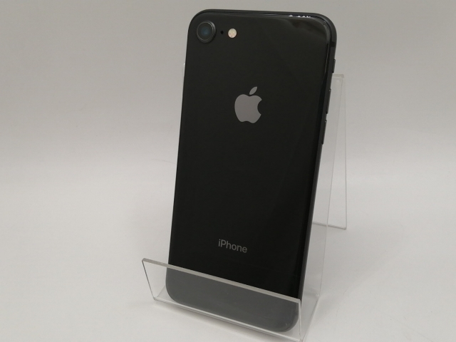 【中古】Apple docomo 【SIMロック解除済み】 iPhone 8 64GB スペースグレイ MQ782J/A【大須2】保証期間１ヶ月【ランクB】