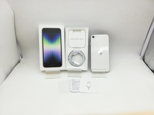【中古】Apple au 【SIMフリー】 iPhone SE（第3世代） 64GB スターライト MMYD3J/A【秋葉本店】保証期間１ヶ月【ランクC】_7
